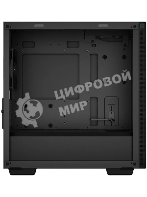Компьютерный корпус Deepcool CH370 черный без БП mATX 1x120мм 1xUSB 2.0 1xUSB 3.0 audio bott PSU