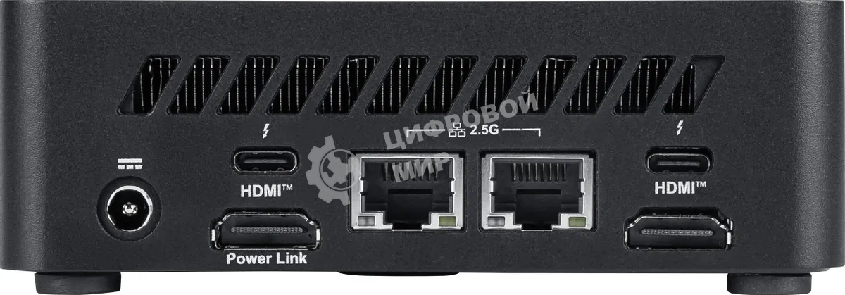 Мини ПК MSI Cubi NUC AI 1UMG-061BRU Core Ultra 5 125H (1.2) Arc graphics без ОС 2x2.5GbitEth WiFi BT 120W черный (936-B20911-061)