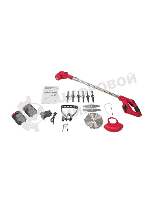 Триммер аккамуляторный Edon AGT-18, 18 В, 1,5 Ач