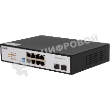 Коммутатор SNR SNR-S2300G-8TM-POE (L2) 8x1Гбит/с 2SFP 8PoE 130W управляемый