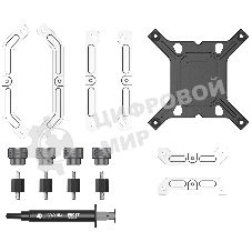 Система жидкостного охлаждения ID-Cooling FX240 Inf ARGb Soc-AM5/AM4/1200/1700/1851 белый 4-pin 27.2dB Al+Cu 300W Ret (FX240 INF белый)