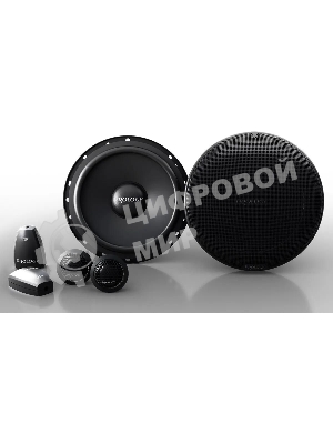 Колонки автомобильные Prology CX-65CS 180Вт 90дБ 4Ом 16см (6.5дюйм) (ком.:2кол.) компонентные двухполосные