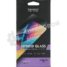 Защитное стекло для экрана BoraSCO Hybrid Glass для ZTE Blade A31 Plus антиблик, 71 х 153 мм, 2.5D, прозрачный