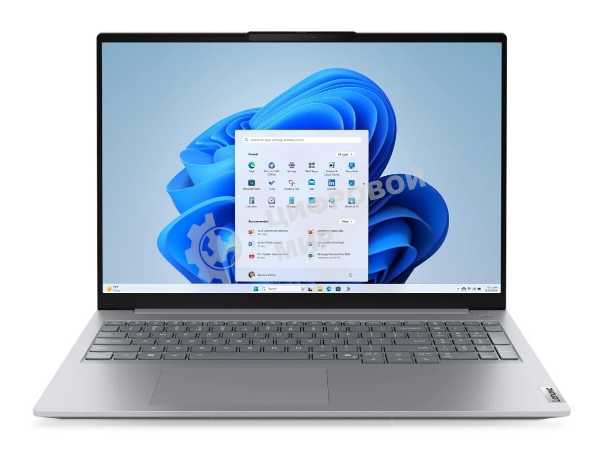 Ноутбук Lenovo ThinkBook 16 G8 IAL Intel Core Ultra 7 255H 4400MHz/16