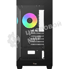 Компьютерный корпус Ocypus Gaммa C52 BK ARGB mATX/win/black/3 ARGB fans/no PSU/Tempered Glass