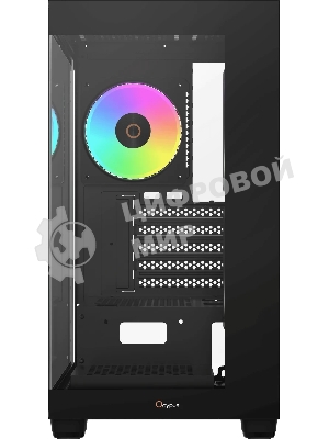 Компьютерный корпус Ocypus Gaммa C52 BK ARGB mATX/win/black/3 ARGB fans/no PSU/Tempered Glass