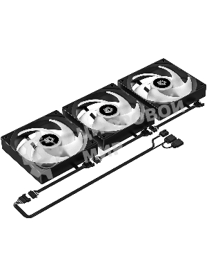 Система жидкостного охлаждения ID-Cooling FX360 LCD ARGb Soc-AM5/AM4/1200/1700/1851 черный 4-pin 27.2dB Al+Cu LCD 350W Ret