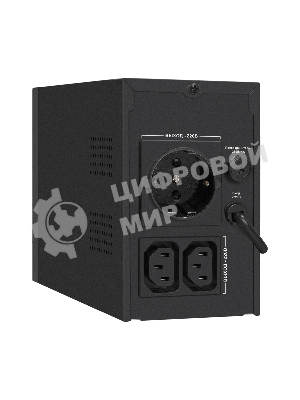 Источник бесперебойного питания ExeGate SpecialPro UNB-650.LED.AVR.1SH.2C13 650VA/360W, LED, AVR, 1*Schuko+2*C13, металлический корпус, черный