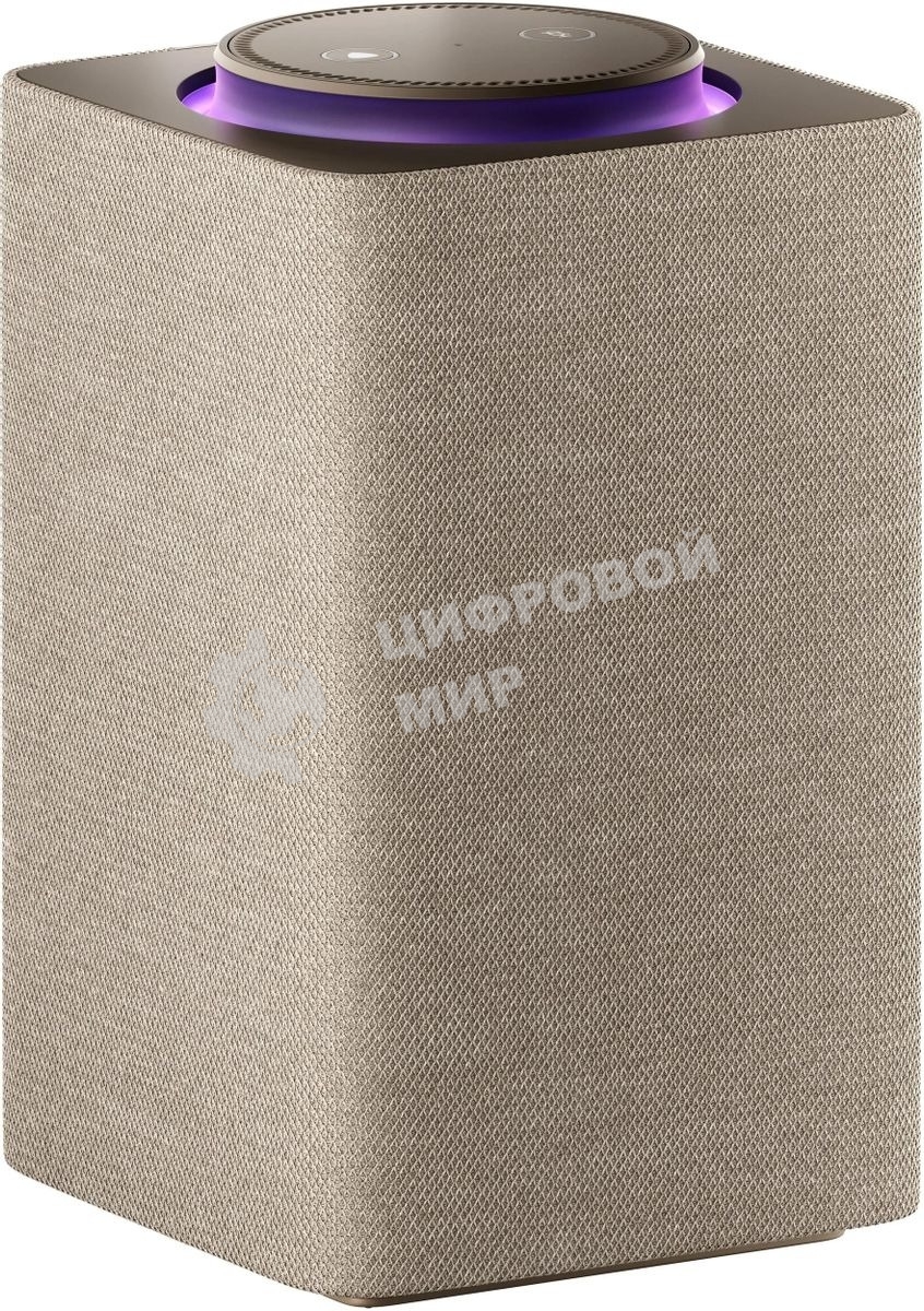 Умная колонка Яндекс Станция Макс, Zigbee, 65Вт, с голосовым ассистентом Алиса на YaGPT, бежевый