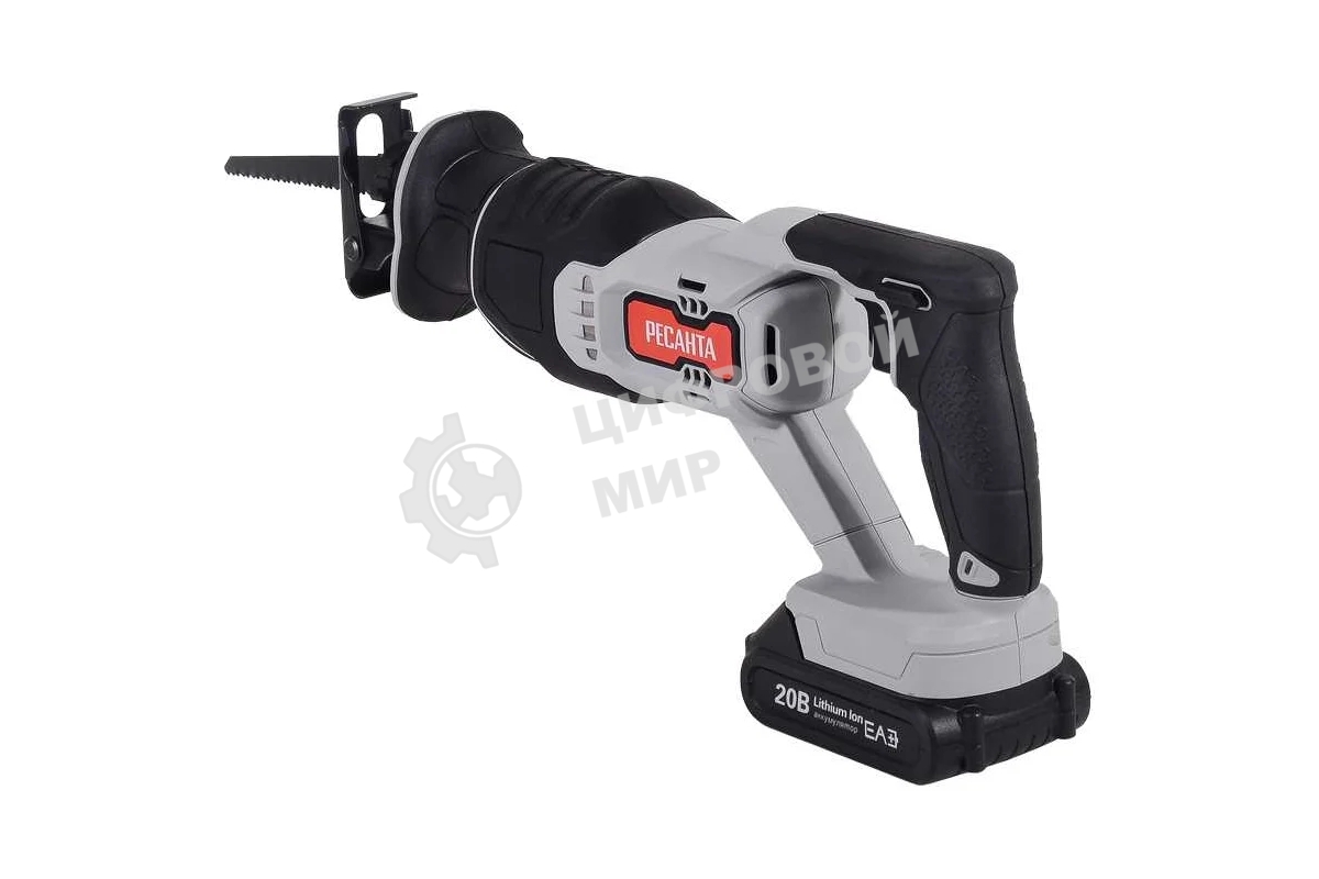Сабельная пила аккумуляторная АСП-20Li (в комплекте 1 АКБ и ЗУ) ЕА+ Ресанта