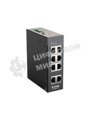 Коммутатор D-Link DIS-100E-8W/A1A, 8×100 Мбит/с, неуправляемый