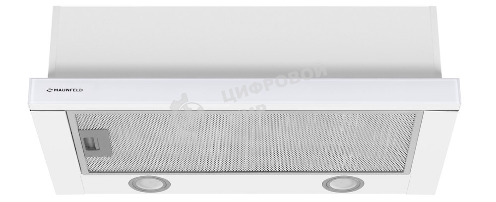 Вытяжка встраиваемая Maunfeld VS Light Glass 60 белый, 60 см, 520 куб. м/ч, 56 дБ