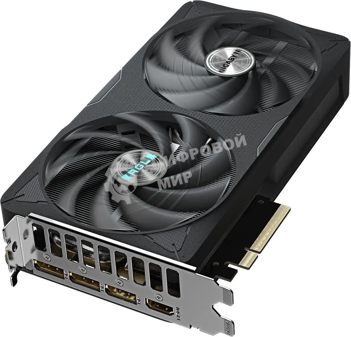 Видеокарта Gigabyte GeForce RTX 5060 Ti Eagle OC, NVIDIA RTX 5060 Ti, 16 ГБ GDDR7, 128 бит, PCI-e 5.0, 1xHDMI, 3xDP, 2617 МГц