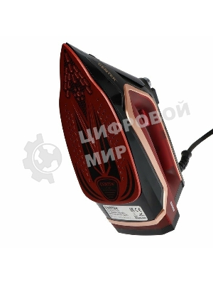 Утюг Centek CT-2313 красный, 2400 Вт, 50 г/мин, 185 г/мин, 350 мл