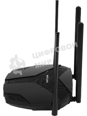 Роутер Mercusys MR70X AX1800 Dual-Band WiFi 6 Router, 574 Mbps at 2.4 GHz + 1201 Mbps at 5 GHz,4× Fixed External Antennas, 3× Gigabit LAN Ports, 1× Gigabit WAN Port, 1024-QAM, OFDMA, Router/Access Point Mode, MU-MIMO, WPA3, TWT, BSS Color
