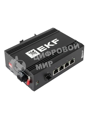 Коммутатор EKF TSX-U-1GX/SFP-4GTP, 4×1 Гбит/с PoE + 1×1 Гбит/с SFP, неуправляемый