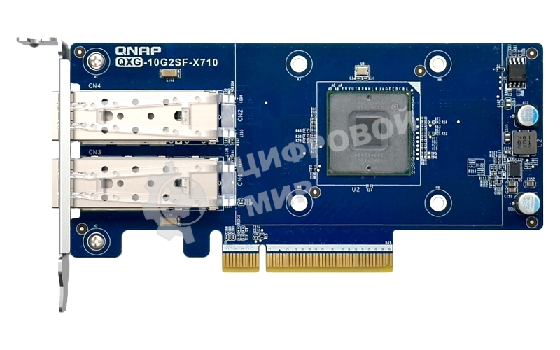 Сетевая карта QNAP Expansion Card QXG-10G2SF-X710 PCIe Gen3 x8 2x10GbE(SFP+)