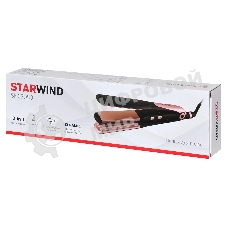 Выпрямитель Starwind SHC 7050 55Вт черный/розовое золото (макс.темп.:220С)