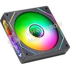 Вентилятор для корпуса Aerocool/Formula Floe 12BK ARPW ARGb черный, 120 мм, 1500 об/мин, 26.8 дБ, 4 pin