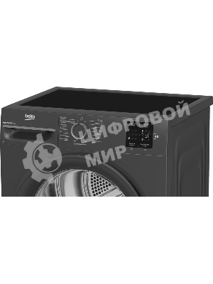 Сушильная машина Beko BM3T37220A черный, 7 кг, сушка - тепловой насос, программ - 15, 59.8 x 84.6 x 54.5 см