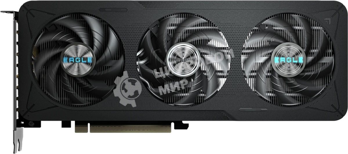 Видеокарта Gigabyte GeForce RTX 5060 Ti Eagle Max OC, NVIDIA RTX 5060 Ti, 16 ГБ GDDR7, 128 бит, PCI-e 5.0, 1xHDMI, 3xDP, 2617 МГц