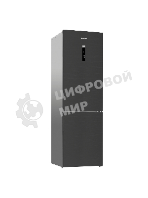 Холодильник Hotpoint HDKP 8201I DX нержавеющая сталь двухкамерный 257/100л морозилка снизу, No Frost