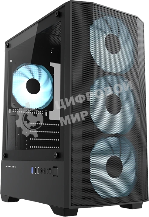 Корпус ACCORD ACC-195M, Mini-Tower, чёрный