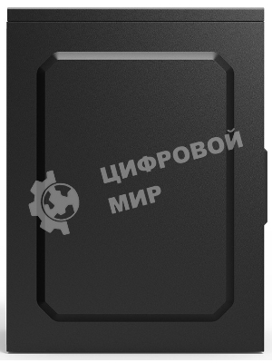 Компьютерный корпус CBR PCC-MATX-MX08-WPSU mATX Minitower MX08, без БП, 2*USB 2.0, HD Audio+Mic, черный