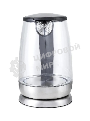 Чайник электрический Kitfort КТ-619, стекло, 1850 - 2200 Вт, 1.7 л