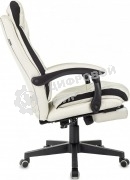 Кресло руководителя Бюрократ CH-824MSG-BF слоновая кость, эко.кожа/ткань, пластик