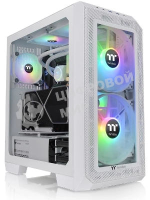 Компьютерный корпус Thermaltake View 300 MX белый без БП ATX 6x120мм 6x140мм 3x200мм 2xUSB 2.0 1xUSB 3.0 audio bott PSU