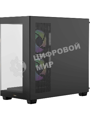 Компьютерный корпус Ocypus Gaммa C52 BK ARGB mATX/win/black/3 ARGB fans/no PSU/Tempered Glass