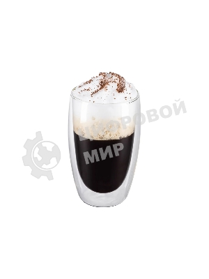 Стакан LEONORD AROMA, объем: 450 мл с двойными стенками из боросиликатного стекла (106479)