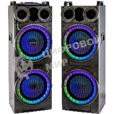 Минисистема SUPRA SMB-2150 черный 1200Вт FM USB BT SD (в комплекте: активн.+пассив.колонки)