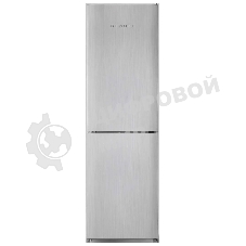 Холодильник BENOIT-344 серебристый металлопласт, с системой онлайн мониторинга двухкамерный 220/124л морозилка снизу, No Frost