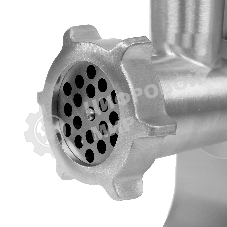 Мясорубка электрическая CASO FW 2000 серебристый, 2000 Вт, 2.5 кг/мин, реверс, защита от перегрузки, насадки - 5