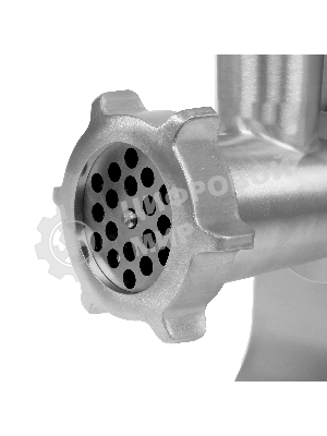 Мясорубка электрическая CASO FW 2000 серебристый, 2000 Вт, 2.5 кг/мин, реверс, защита от перегрузки, насадки - 5