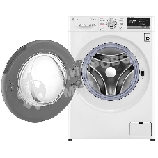 Стиральная машина LG F4V5RYP0W белая, загрузка фронтальная 10.5 кг, 1400 об/мин, класс A