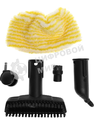 Пароочиститель Karcher EasyFix SC 2 белый, напольный, 1500 Вт, 40 г/мин, 1000 мл