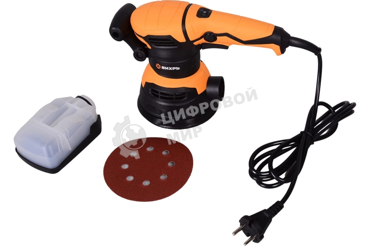 Эксцентриковая шлифовальная машина Вихрь ЭШМ-125/5Э 72/6/6