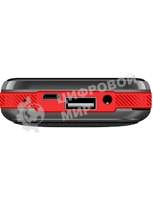 Мобильный телефон BQ 2842 Disco Boom черный/красный