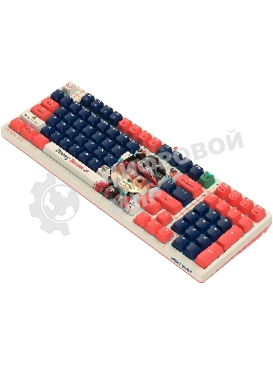 Клавиатура проводная A4Tech Bloody AT98 Proxy Boom USB бежевый/красный