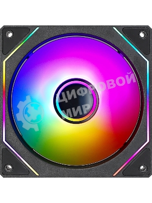 Вентилятор для корпуса Aerocool/Formula Floe 12BK ARPW ARGb черный, 120 мм, 1500 об/мин, 26.8 дБ, 4 pin