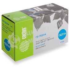 Картридж лазерный Cactus CS-CE251A голубой (7000 стр.) для HP Сolor LaserJet CP3525/CM3530