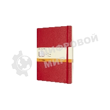 Блокнот Moleskine CLASSIC SOFT QP621F2 XLarge 190х250 мм, 192 страниц, линейка, мягкая обложка, красный