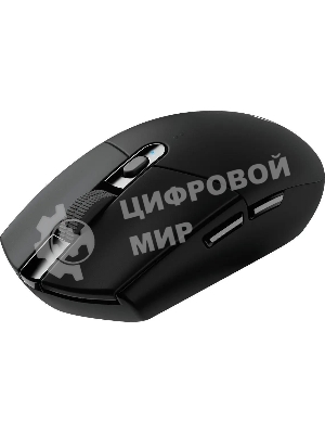 Мышь беспроводная Logitech G304 Lightspeed черный, 12000 dpi, радиоканал, USB, кнопки - 6