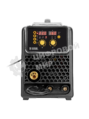 Аппарат инверторный полуавтоматической сварки Denzel MIG-160, 160 А, ПВ 60%, катушка 5 кг