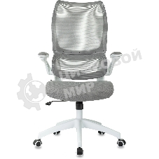 Кресло Бюрократ Sigma WH 1 серый, сетка