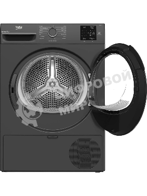 Сушильная машина Beko BM3T37220A черный, 7 кг, сушка - тепловой насос, программ - 15, 59.8 x 84.6 x 54.5 см