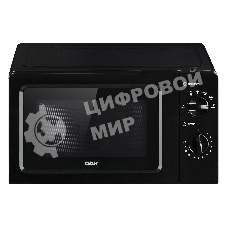Микроволновая печь BBK 17MWS-782M/B черный, 17 л, 700 Вт, переключатели - поворотный механизм